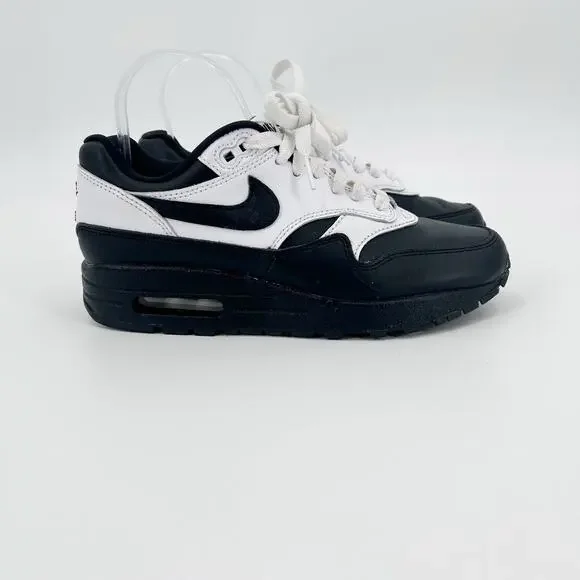 NIKE By You Air Max 1 Premium Sail Dark Obsidian White Black Sneakers Womens 6.5 - Picture 4 of 9